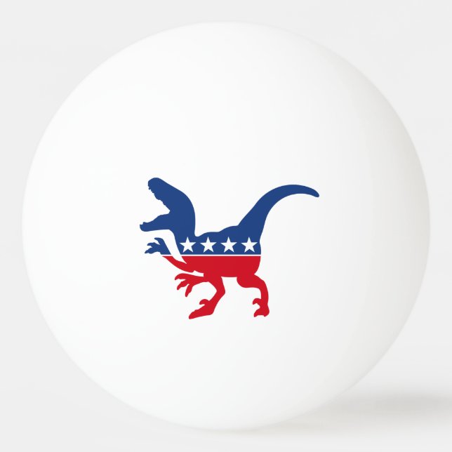 Anti-Politik Patriotic T-Rex Pingisboll (Framsidan)