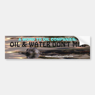 ANTI-POLLUTION OCEAN SEAL Bumper-märkning Bildekal