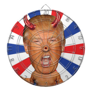 Anti President Donald Trump Djävul Man Baby Darttavla