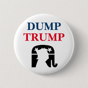 Anti President Donald Trump Politik Knapp