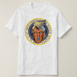 Anti President Trump Sigill för Antikrist T Shirt
