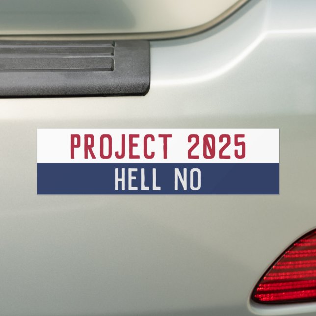 Anti Project 2025 Pro Freedom Democratic Party Bildekal (På Bil)