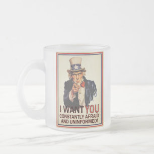 Anti-Propaganda för Uncle Sam mugg