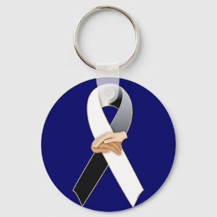 Anti rasismmedvetenhetband Keychain Nyckelring