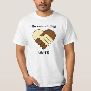 Anti rasismtemaman skjorta tee shirt