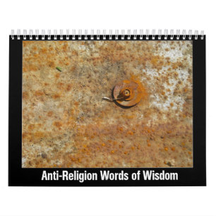 Anti-Religion ord av vishet Kalender
