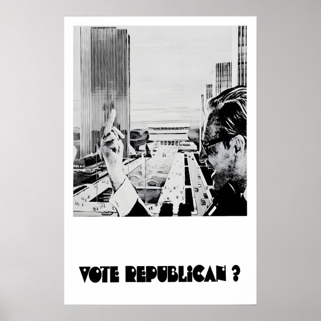 Anti-Republican Political Poster Vote Republican (Framsidan)