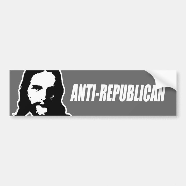 ANTI--REPUBLICANsaker Bildekal (Framsidan)