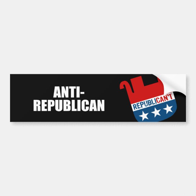 Anti-Republikan Bildekal (Framsidan)