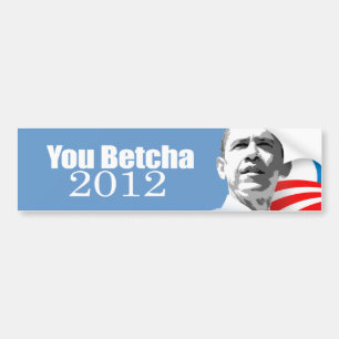 Anti-Republikan - dig betcha 2012 Bildekal