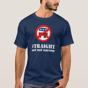 Anti-Republikan - raksträckan men inte begränsar T-shirt