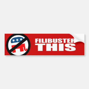 Anti-Republikanen - Filibuster detta Bildekal