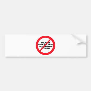 Anti-Republikaner Bildekal