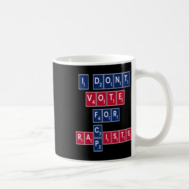 Anti-Republikanska Liberala Jämlikhets Rösta Blått Kaffemugg (Höger)