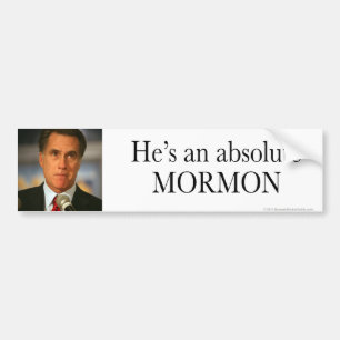 Anti-Romney klistermärkeevig sanningMormon Bildekal
