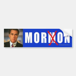 Anti-Romney klistermärkeidiot Bildekal