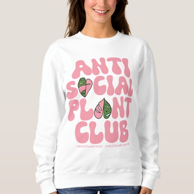 Anti Social Plant Klubb - Sweatshirt House Plants T Shirt (Framsida)