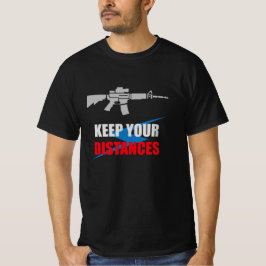 Anti Social Rifle Humor T Shirt
