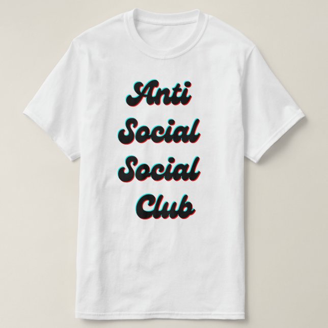 Anti Social Social Club T Shirt (Design framsida)