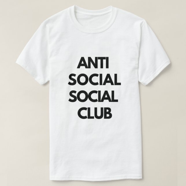 Anti Social Social Club T Shirt (Design framsida)