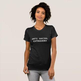 ANTI SOCIAL UTÅTRIKTAD T-tröja T-shirt