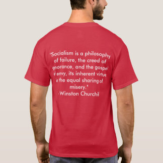 Anti-socialist t-skjorta tee
