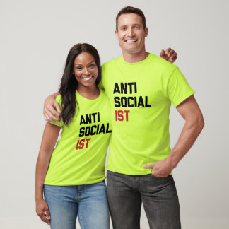 Anti socialist tee shirt