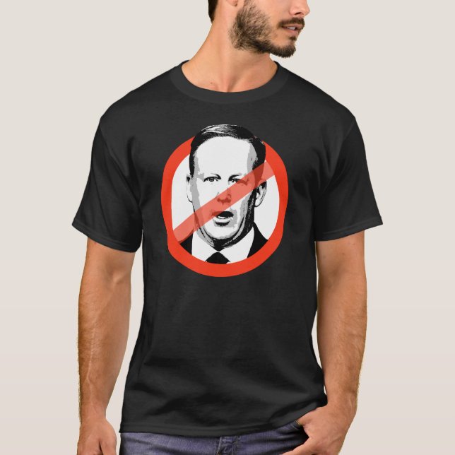Anti-Spicer - anti Sean Spicer Tee Shirt (Framsida)