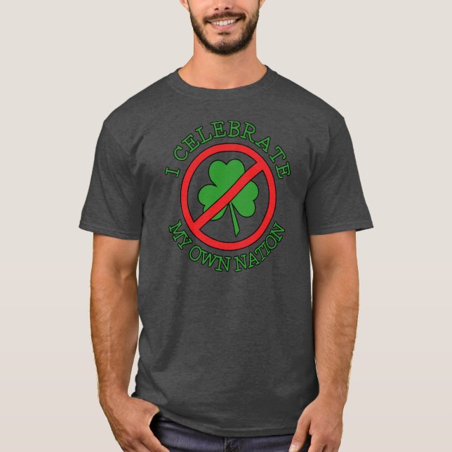 Anti st patrick's dayT-tröja Tee Shirt (Framsida)