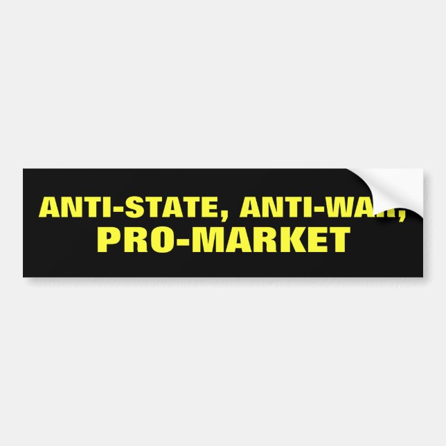 Anti-Statligt Bildekal (Framsidan)