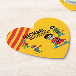 ANTI-STRESS KIDS HERO SUPERHERO POWER UNDERLÄGG PAPPER
