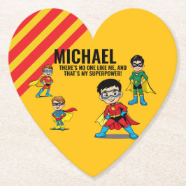 ANTI-STRESS KIDS HERO SUPERHERO POWER  UNDERLÄGG PAPPER