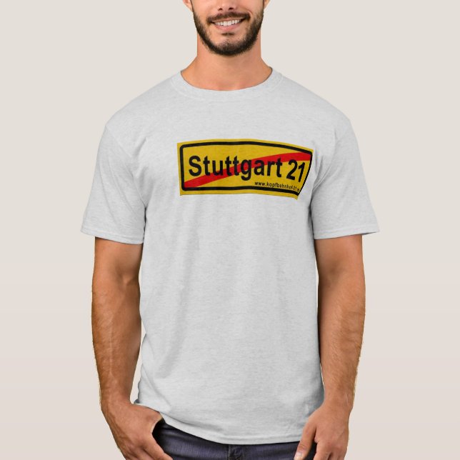 Anti Stuttgart 21 T-shirt (Framsida)