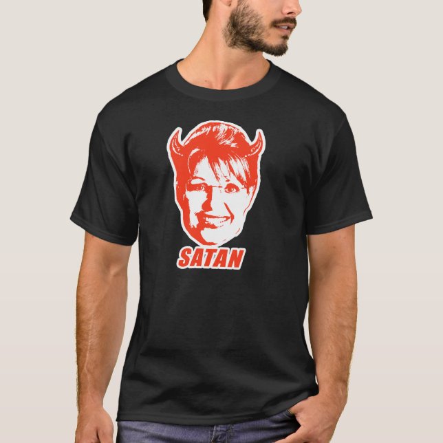 ANTI T-tröja för PALIN SATAN T Shirt (Framsida)