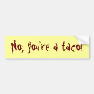 anti-taco bildekal