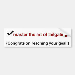 Anti-Tailgater bildekal