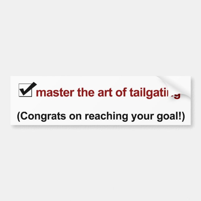 Anti-Tailgater bildekal (Framsidan)