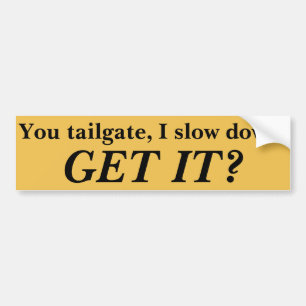 Anti-Tailgating bildekal