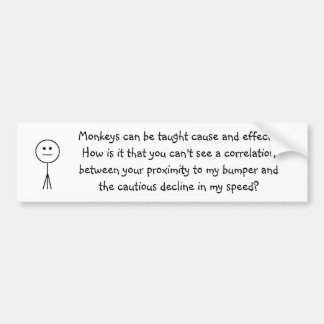 Anti-tailgating Bildekal