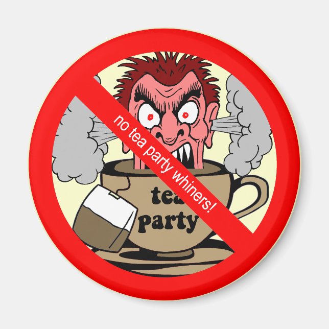 Anti tea party magnet (Framsidan)