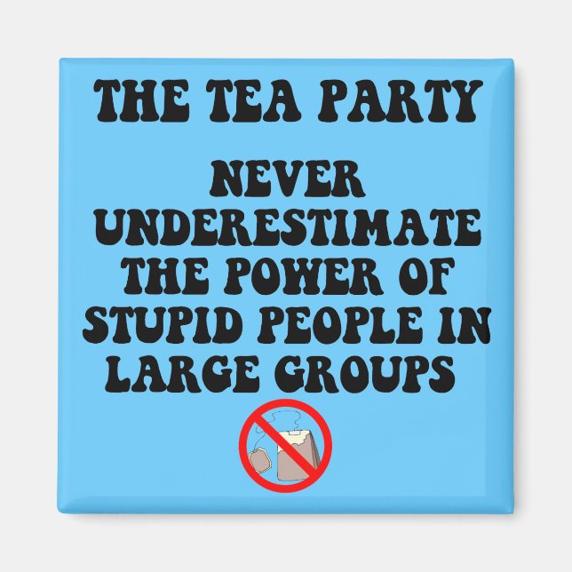 Anti tea party magnet (Framsidan)