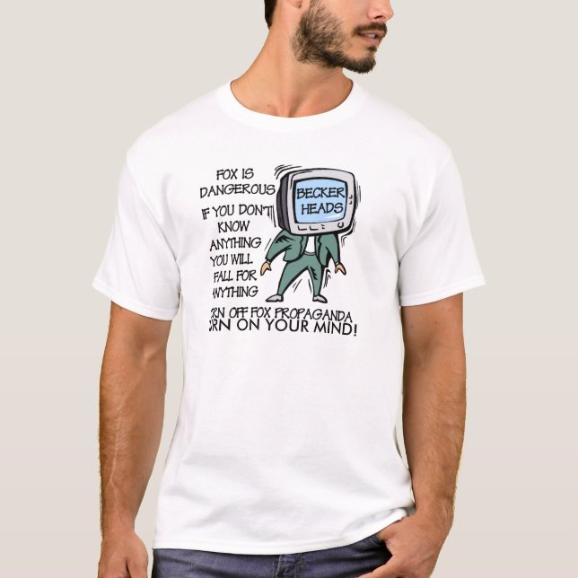 anti-tea partyt-skjorta t-shirt (Framsida)