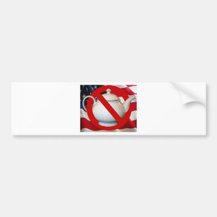 Anti Teapartyflagga Bildekal