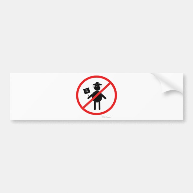 Anti-tebagger Bildekal (Framsidan)