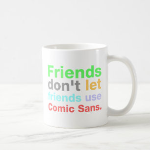 Anti-Tecknad Sans stilsort Kaffemugg