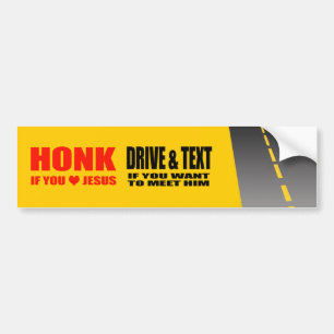 ANTI-TEXTING - TUTA, OM DU ÄLSKAR JESUS BILDEKAL