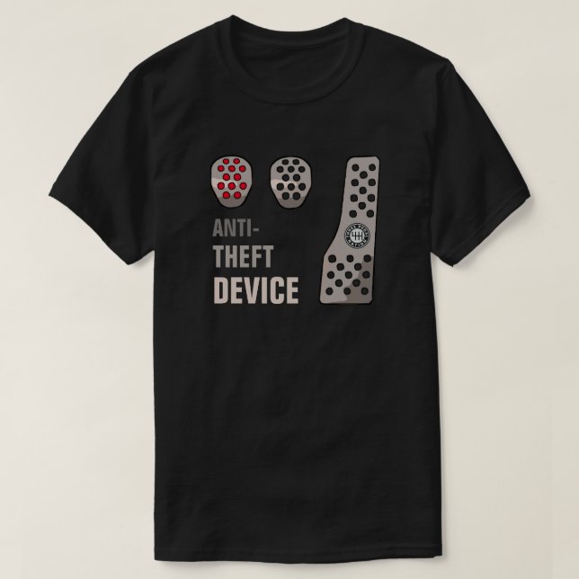 ANTI-THEFT MANUAL T-Shirt (Design framsida)