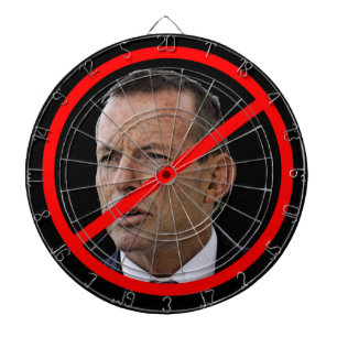 Anti Tony Abbot. Australiensisk politisk leader. Darttavla
