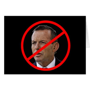 Anti Tony Abbott Hälsningskort