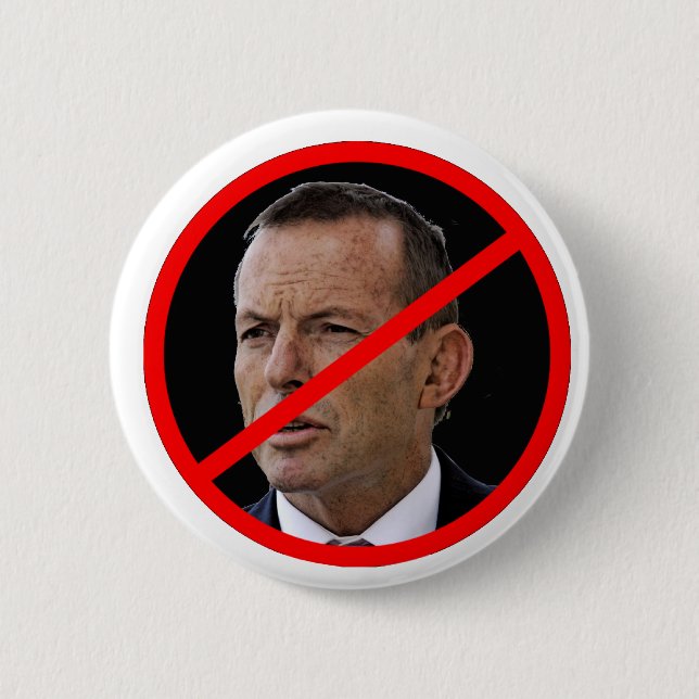 Anti Tony Abbott Knapp (Framsida)